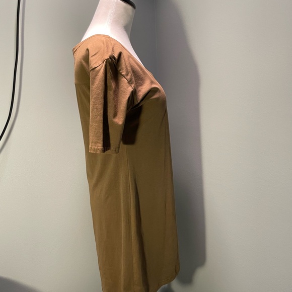 Elegantees Madeline tunic in Beech Olive, XS - Picture 5 of 9